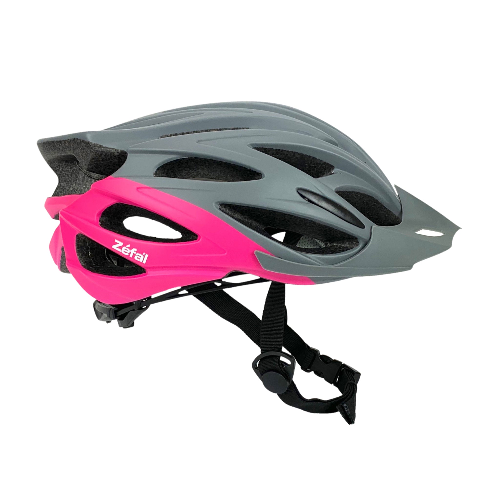 womens pink bicycle helmet Zefal Women's Pro Gray Pink Bike Helmet - Ages 14+