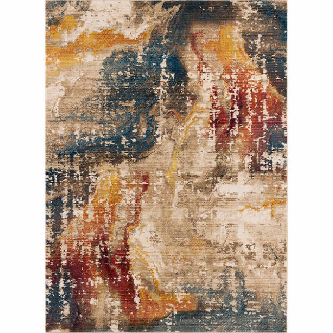 Carmel Indoor-Outdoor Area Rug , Multi Color 7'10