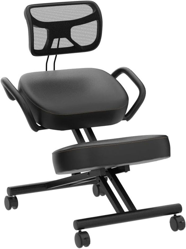 Body Support Chair DRAGONN by VIVO Ergonomic Kneeling Chair with Back Support | US2DK