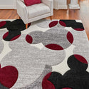 Disney Mickey Mouse Indoor Rug , Toss Red 5'3