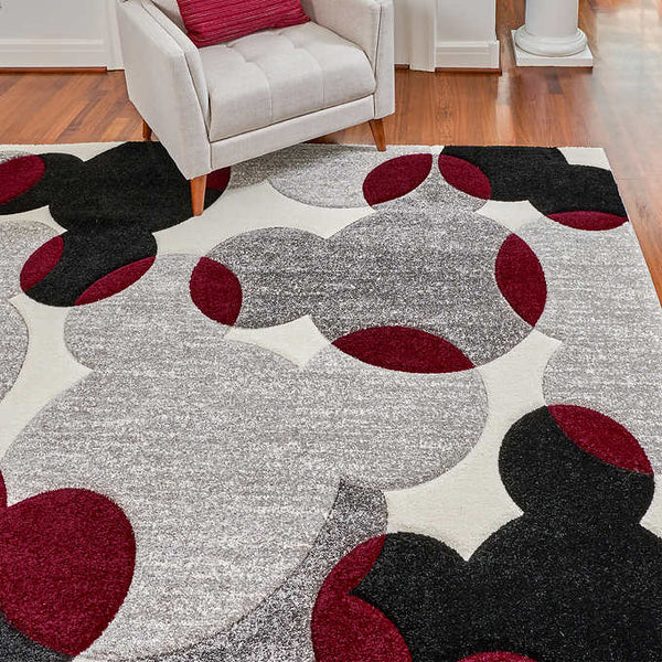 Disney Mickey Mouse Indoor Rug , Toss Red 5'3