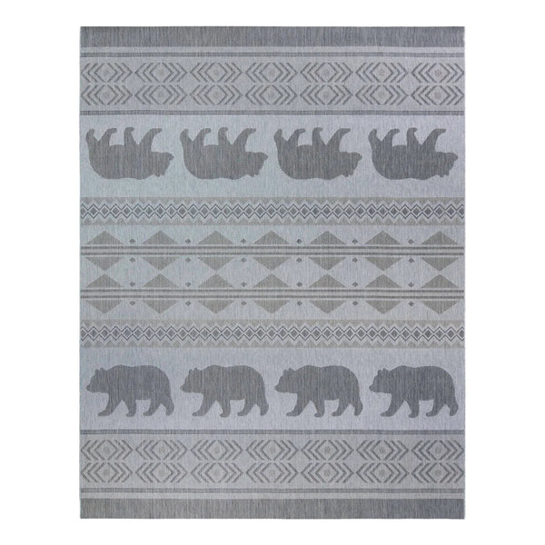Naples Indoor-Outdoor  Rug Gray Bear 8' 9