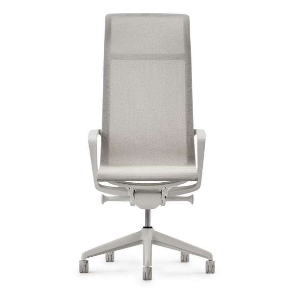 Veda High-Back Chair - Grey