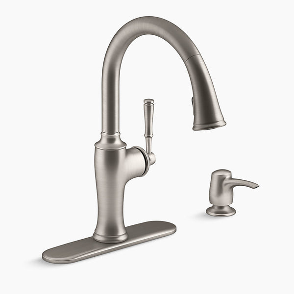 KOHLER Cardale Faucet Pull-Down Kitchen Vibrant Stainless