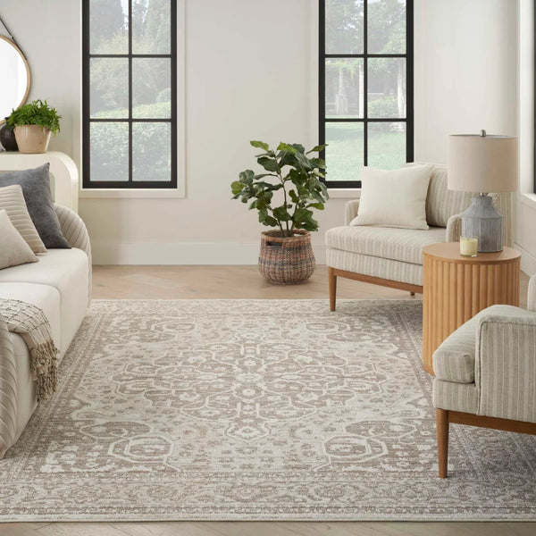 Reclaimed Rug Crescent, Ivory Beige  8 x 10 (240 cm x 300 cm)