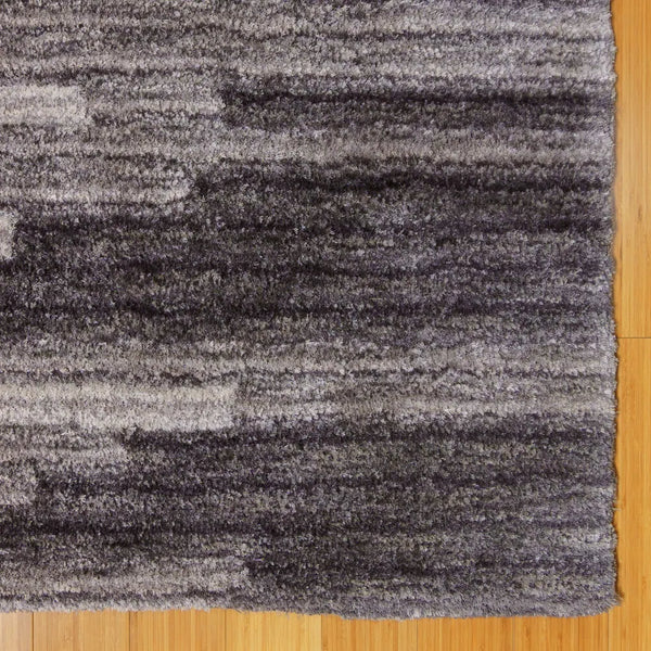 Soft Step Shag Rug  Broken Lines Gray 7ft 10 in x 10ft (240 cm x 300 cm)