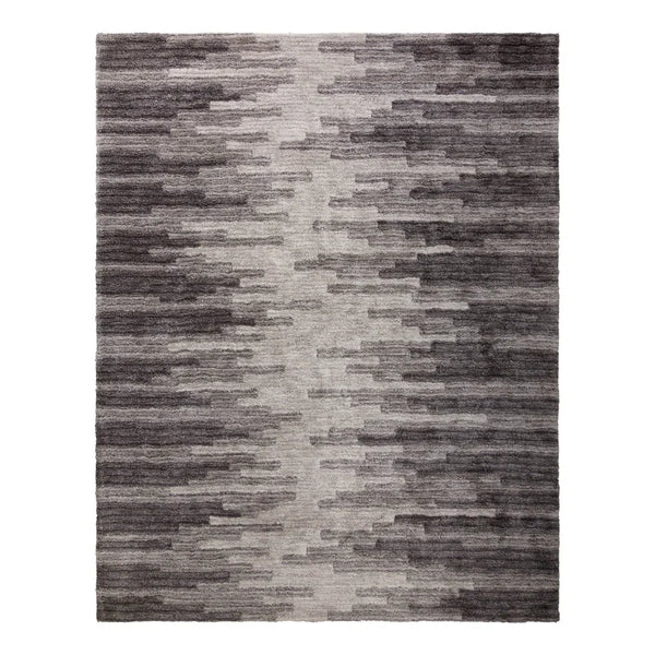 Soft Step Shag Rug  Broken Lines Gray 7ft 10 in x 10ft (240 cm x 300 cm)