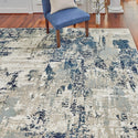 Thomasville Timeless Classic Rug , Otello Blue 6ft 6in x 9 ft 6 in (200 cm x 290 cm)