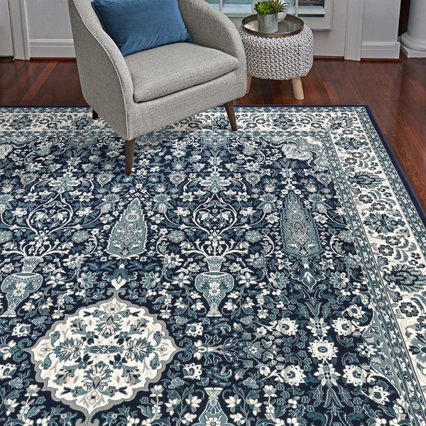 Classic Rug Collection Rias Thomasville Timeless Classic Rug , Varick Blue 5'3