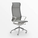 Veda High-Back Chair - Grey