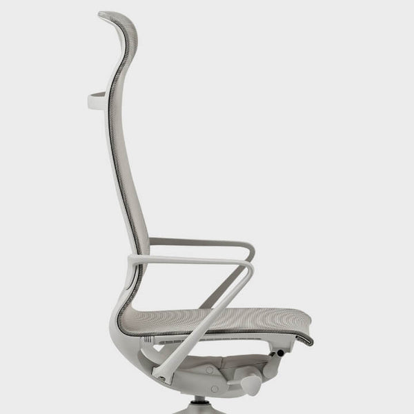 Veda High-Back Chair - Grey
