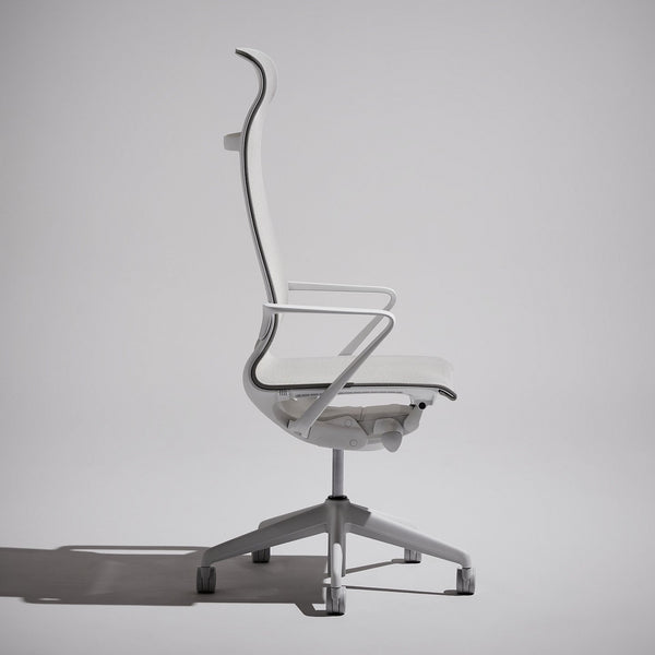 Veda High-Back Chair - Grey