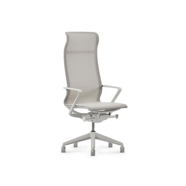 Veda High-Back Chair - Grey