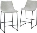 Walker Edison Counter Stools Grey - Set of 2