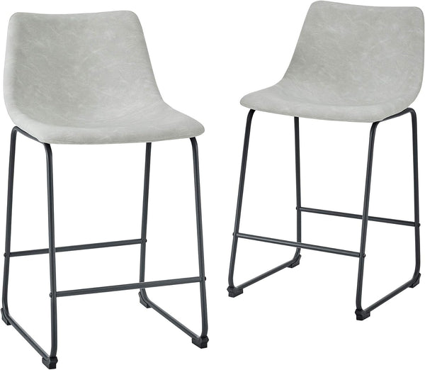 Walker Edison Counter Stools Grey - Set of 2