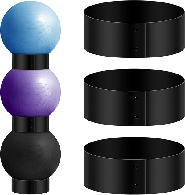 Wenqik  Exercise Ball Stand Holder - Black