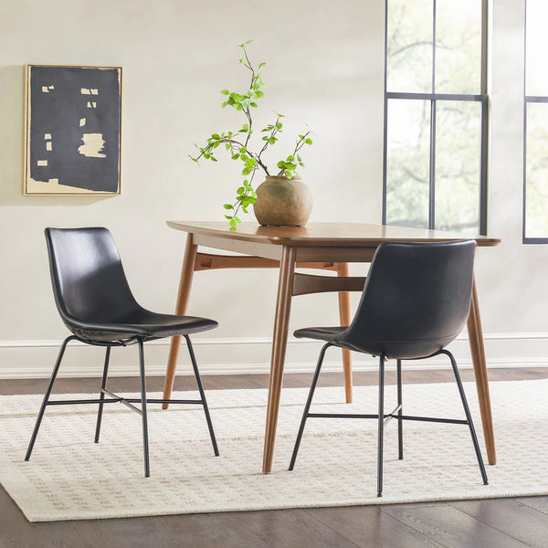 Xuma Modern Dining Chair - Set of 2 - Black