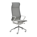 Veda High-Back Chair - Grey