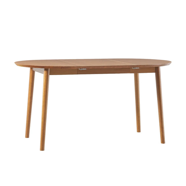 Damsel Mid-Century Extension Dining Table -  Caramel