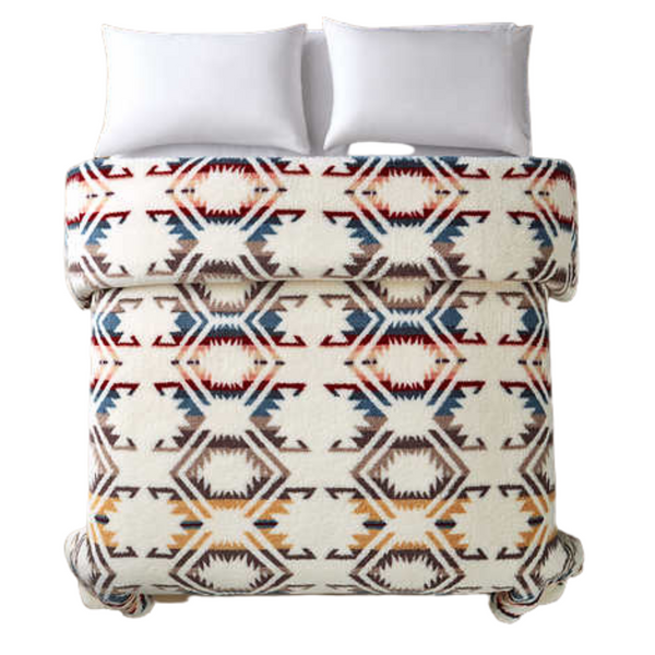 Pendleton Sherpa Fleece Blanket - Queen size