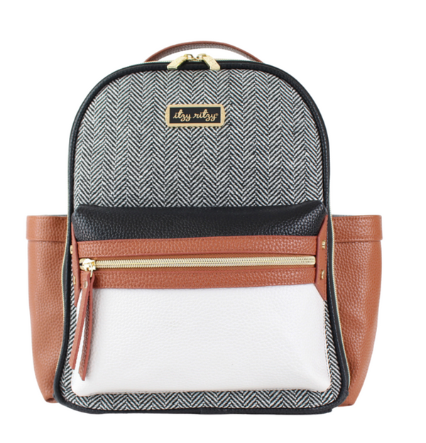 Coffee & Cream Itzy Miniª Diaper Bag Backpack