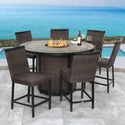 Agio Conway 7-piece Fire High Dining Set