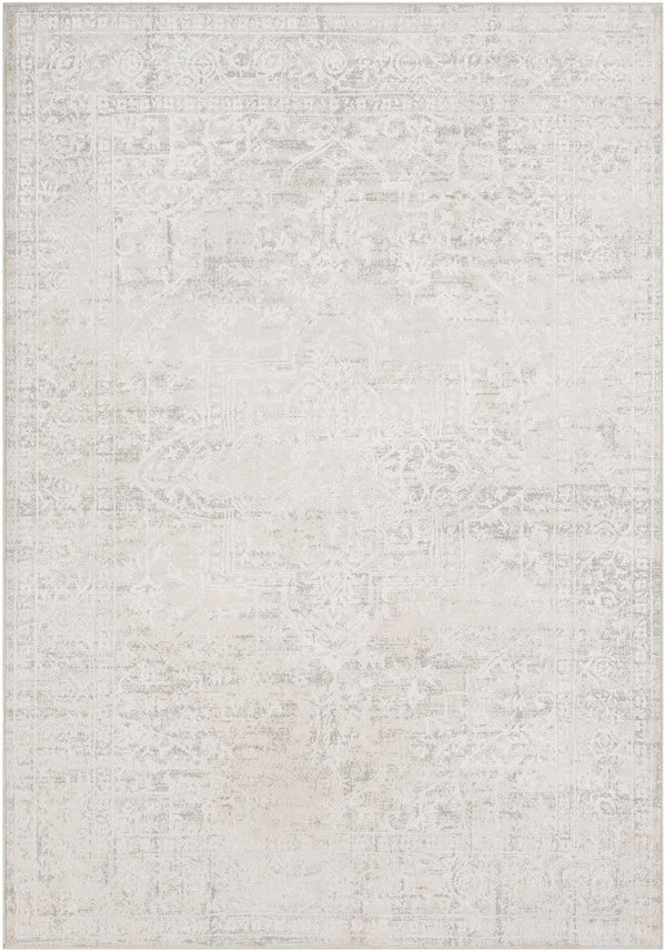 Surya Aisha Area Rug Medium Gray - White  12'  x 15' (365 cm x 457 cm)