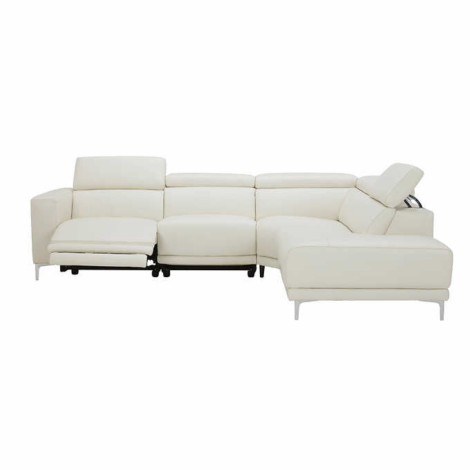 Angeline Leather Power Reclining Sectional US2DK