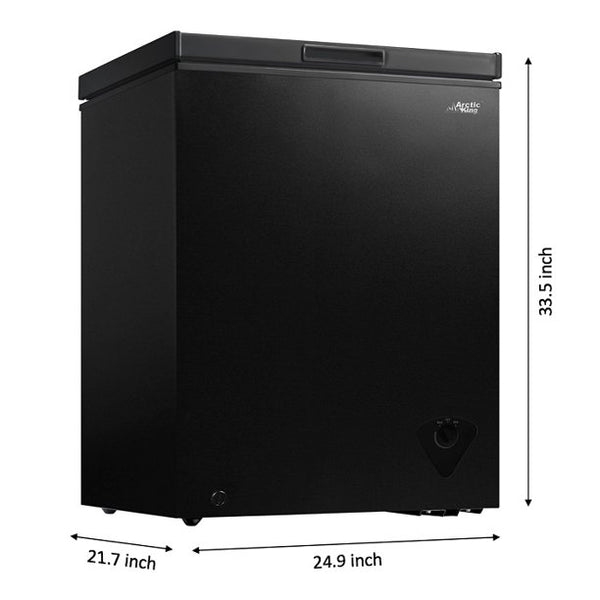 Arctic King 5 Cu ft Chest Freezer, Black