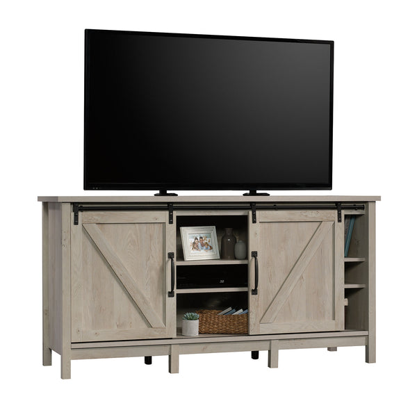 Better Homes  Gardens Modern Farmhouse TV Stand for TVs up to 70 Rustic White Finish