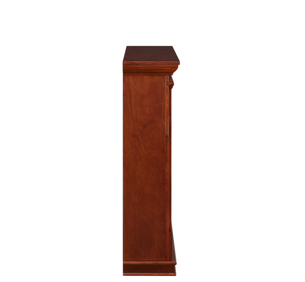 Bold Flame 38 inch Wall-Corner Electric Fireplace in Dark Cherry