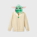Boys' Star Wars The Mandalorian Baby Yoda Sweatshirt XS - Beige/Green
