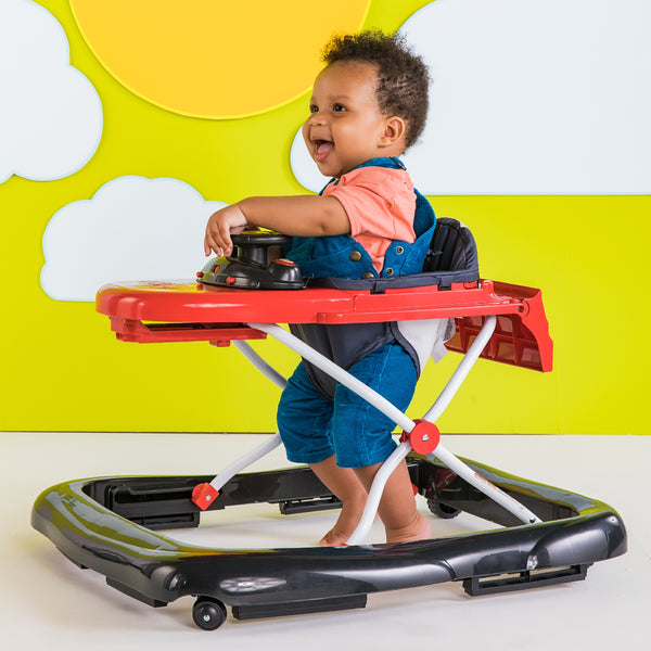 Bright Starts Ford Mustang Ways to Play 4-in-1 Baby Activity Push Walker - Red
