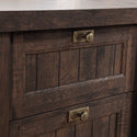 Campbell Executive Desk Coffee Oak.