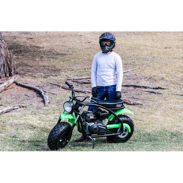 coleman btx200 mini bike Coleman BT200X-G 196CC Gas Powered Green Mini Bike