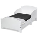 Delta Children Newport Wood Toddler Bed, White