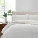 Easton Sherpa Fleece 3-piece Comforter Set - White - King