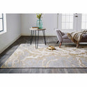 Feizy Jewel Area Rug  Beige - Gray  7 x 10 (240 cm x 305 cm)