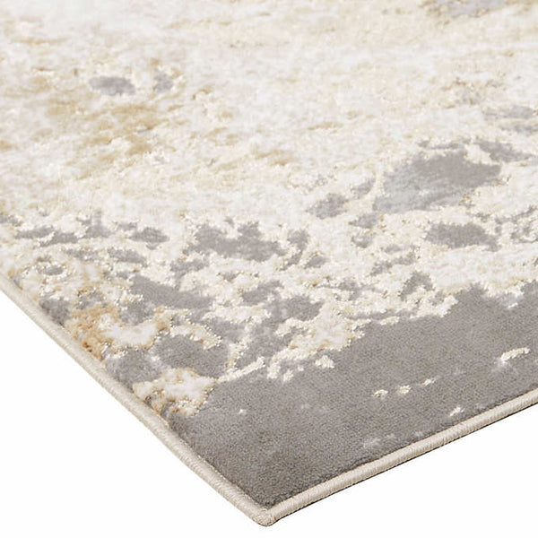 Feizy Jewel Area Rug  Beige - Gray  7 x 10 (240 cm x 305 cm)