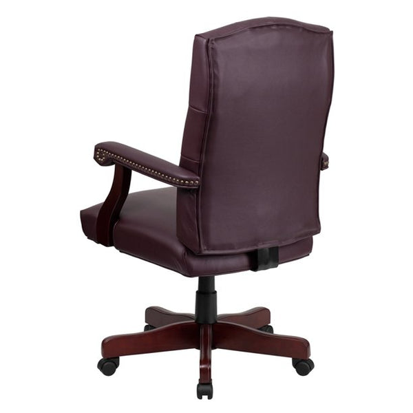 Executive Swivel Leather Office Chair