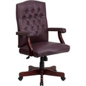 Executive Swivel Leather Office Chair
