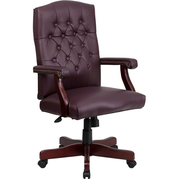 Executive Swivel Leather Office Chair