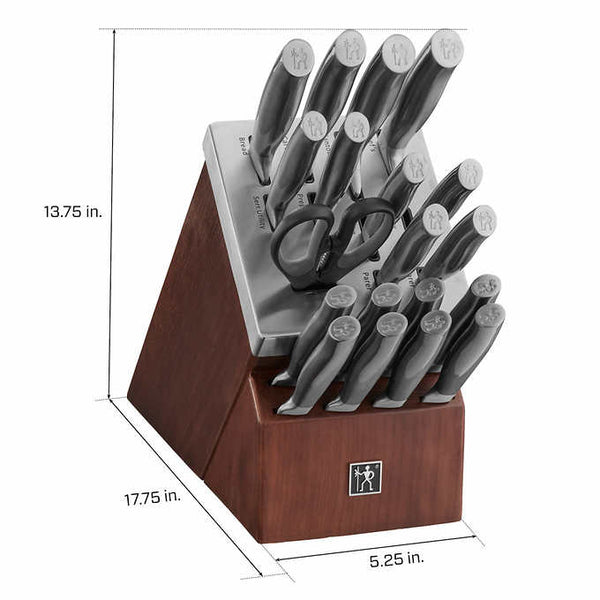 Henckels Modernist 20-Piece Self-Sharpening Knife Block Set