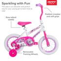 Huffy 12 In. Sea Star Girl's Sidewalk Bike, White