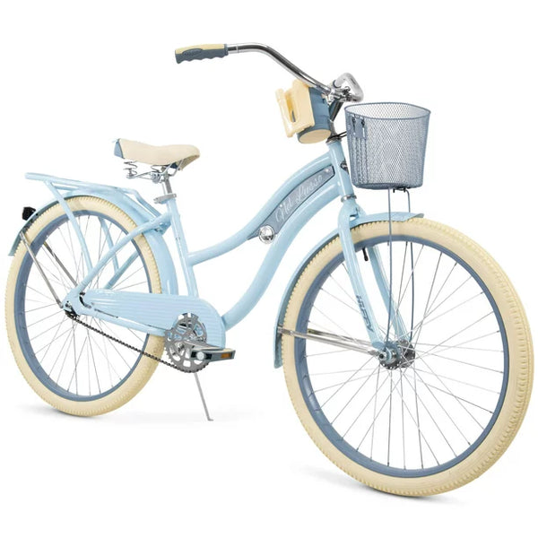 Huffy, Nel Lusso Classic Cruiser Bike, Women's, Light Blue, 26 Inch