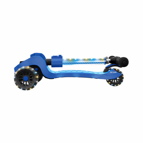 Jetson Saturn 3 Wheel Light-up Folding Scooter Blue