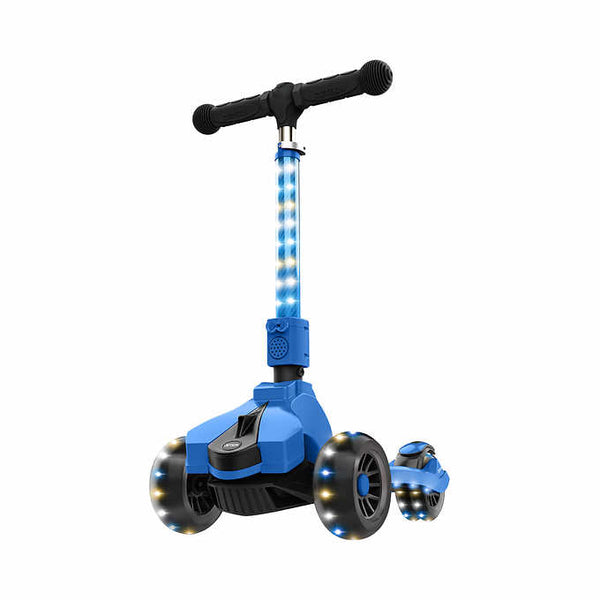 Jetson Saturn 3 Wheel Light-up Folding Scooter Blue