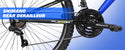 Kent 29 Inches Flexor Men's Dual Suspension Mountain Bike, Blue