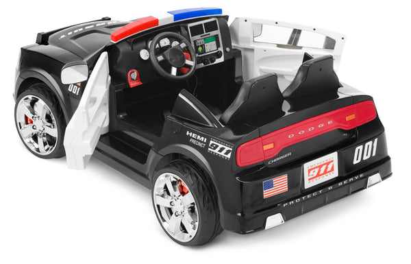Kid Trax Dodge Pursuit Police Car 12-Volt Battery-Powered Ride-On