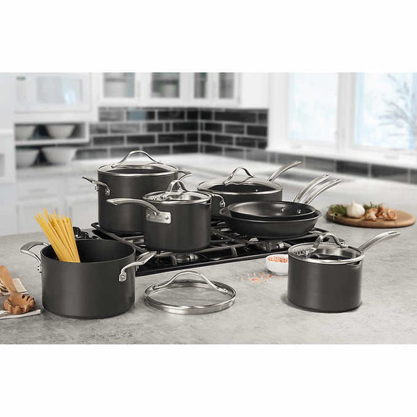 Kirkland Signature 12-piece Hard Anodized Cookware Set